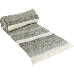 Emerson Stripe Throw - Green by Divante