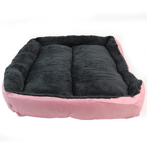 Faux Fur Dog Bed in PinkGrey XXL - Grey by Actiaspet