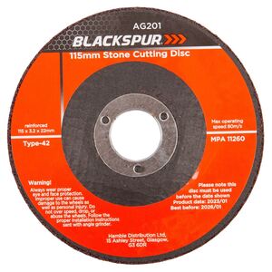 Stone Cutting Disc 115mm x 3.2mm (4.5