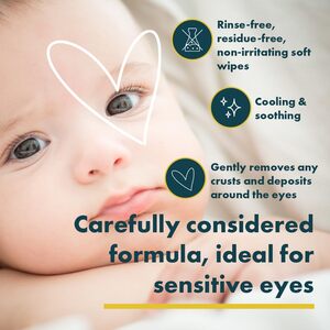 Sensitive Gentle Daily Baby Eyelid Wipes by The Eye Doctor