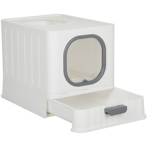 Kidkid Folding Enclosed Cat Litter Box with Scoop by Kidkid