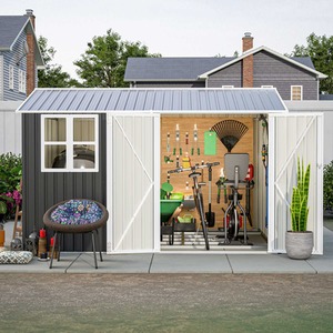 BIRCHTREE Garden Shed with Window - Anthracite / 10x8ft by BIRCHTREE
