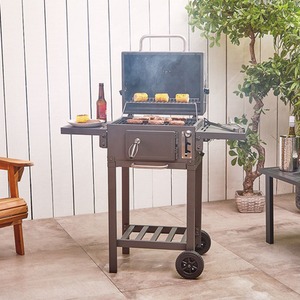 VonHaus Compact Charcoal BBQ - Black by Vonhaus