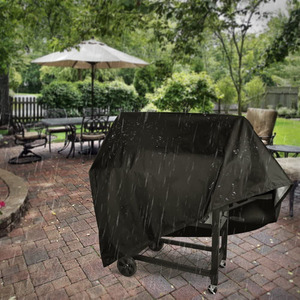 Waterproof Barbecue Grill Cover - Black by Furniture One