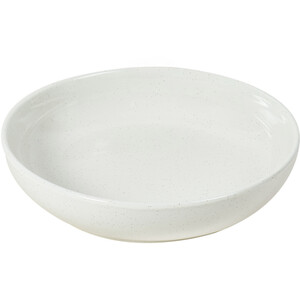 Easy Living Speckled Pasta Bowl - White