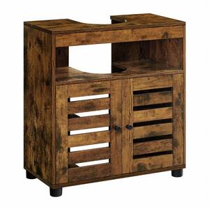 Rustic Under Sink Bathroom Storage Cabinet - Bronze by VASAGLE