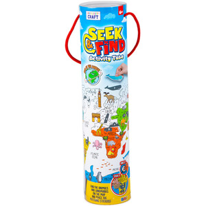Project Craft Seek and Find World Map Activity Tube