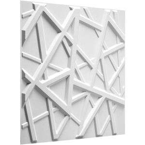 3D Wall Panels - White / Olivia Design by WALPLUS