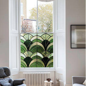 Acerno Art Deco Stained Glass Window Film by Creative Printing Solutions