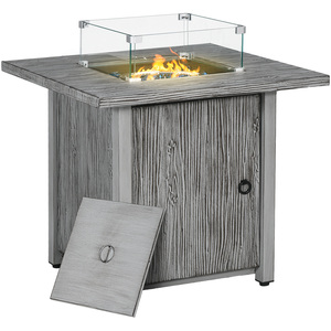 Outsunny 40,000 BTU Propane Gas Fire Pit Table by Outsunny