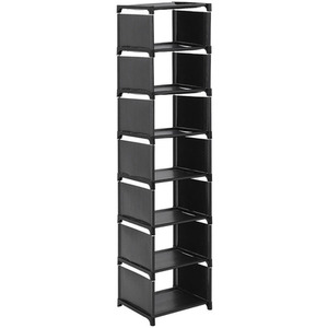 Adjustable Shoe Storage Rack - black / 8 by Garden Sanctuary