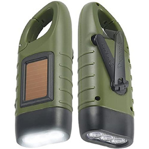 Set of 2 Hand Powered Torches - Green