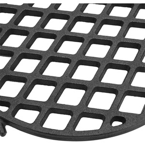 Thick Round Cast Iron Grill Grate - Black by Livingandhome