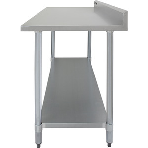 Commercial Stainless Steel 4ft Catering Table - Silver by KuKoo