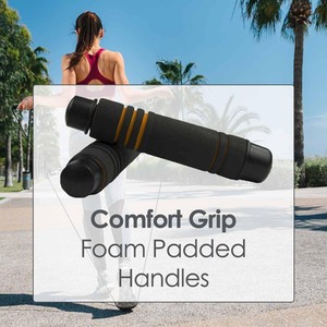 UBUNG Weighted Skipping Rope Tangle Free Fitness Jump Rope 3m - Black by Ubung