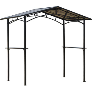 Outsunny 8ft x 5ft Outdoor BBQ Protective Gazebo Tent - Black by Outsunny