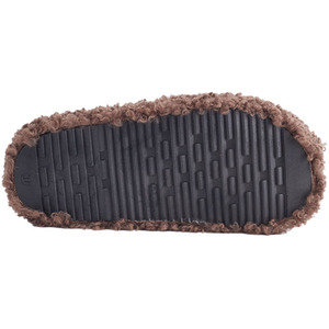 Soft Plush Open-Toe Cotton Slippers by Livingandhome