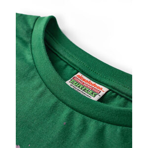Teenage Mutant Ninja Turtles Stacked Text Kids Long Sleeved T-Shirt - Green / 4-5 Years by Teenage Mutant Ninja Turtles