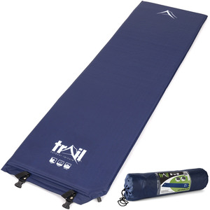 Single Self Inflating Camping Mat 3cm - Blue by Trail