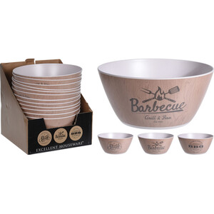 BBQ Bamboo Fibre Bowl - Large