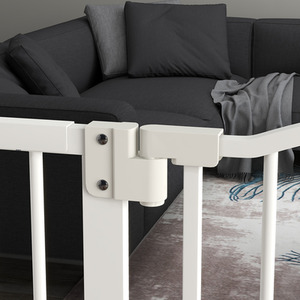 PawHut Adjustable Metal Pet Gate Safety Barrier by PawHut