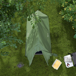 Outsunny Double Layer 1-2 Man Camping Tent, 2000mm Waterproof - Green by Outsunny