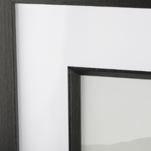 Black Mounted Inlay Box Frame - Black / A4 by The Port. Co Gallery