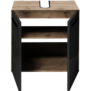 Vista Under Sink Cabinet - Black by Julian Bowen