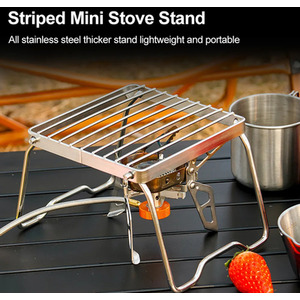 Mini BBQ Portable Camping Grill - Sliver
