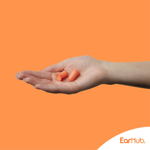 EarHub Premium 10 Pairs of Soft Foam Earplugs - Orange by EarHub