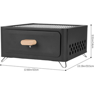 Portable Metal BBQ Grill Tea Stove by Livingandhome