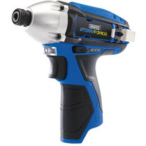 Draper Storm Force 10.8V Power Interchange Cordless Impact Driver - Bare - Blue, Black by Draper