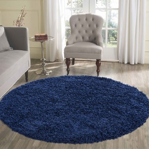 Abaseen Round Shaggy Rug Rectangular Soft Touch Thick Pile by Abaseen