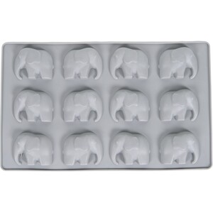 Summer Dreamin Elephant Ice Cube Tray - Grey