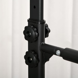 HOMCOM Multi Function Power Tower Station - Black by HOMCOM