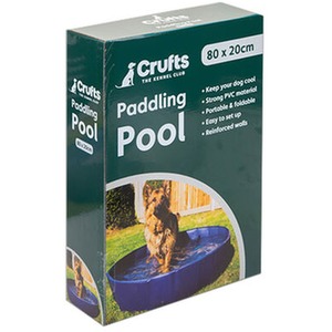 Crufts Paddling Pool 80cm - Blue by Crufts