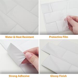 Glossy 3D Tile Stickers by WALPLUS