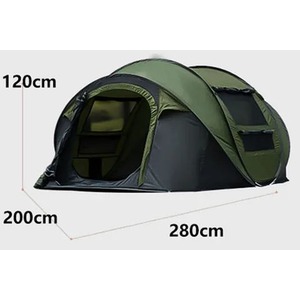 Automatic Pop Up Camping Tent - Green / 280cm by Wyld and Coco