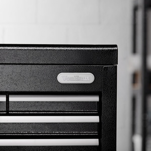 Topchest Tool Box with Two Carry Handles - Black by VonHaus