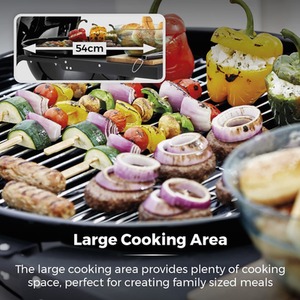 Kettle Grill and Side Table - Black by Tower