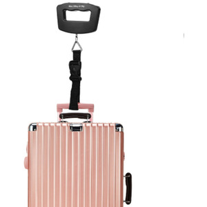 Travel Scale with Luggage Strap - Black