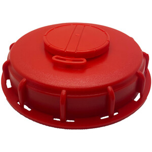 IBC Lid - 150mm Standard for IBC containers - Red / 0.28kg by DNA PACKAGING LTD