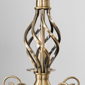 Memphis 5 Way Celling Light Chandelier - Antique Brass by ValueLights