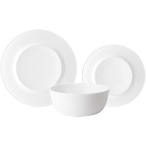 Bormioli Rocco 18 Piece Toledo Glass Dinner Set - White by Bormioli Rocco