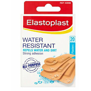 Pack of 20 Elastoplast Water Resistant Plasters by Elastoplast