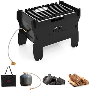 2-in-1 Camping Grill by Costway