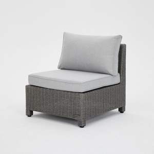 Segrada L-Shaped Garden Furniture - Dark Grey / Firepit Table / 6 by GRS