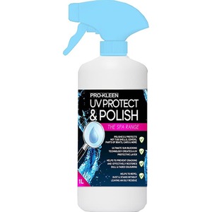 UV Protect And Polish Spray - White / 1l by Pro-Kleen