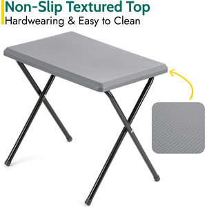 Small Folding Camping Table - Grey by Trail