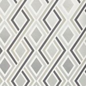 Halcyon Geometric Wallpaper - Grey by Prestigious Textiles